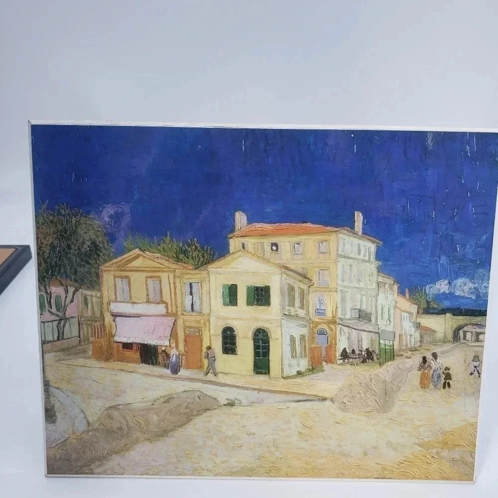 Van Gogh The Yellow House Art PHOTO Art Print of his 1888 Paintin 7 in x 9 in